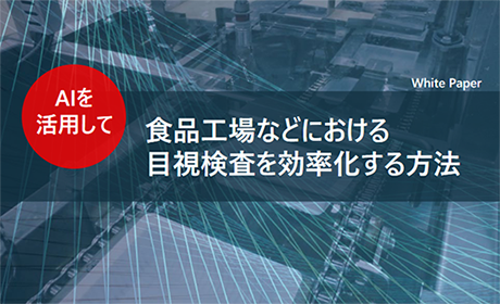 AIを活用して、食品工場などにおける目視検査を効率化する方法