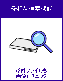 多様な検索機能